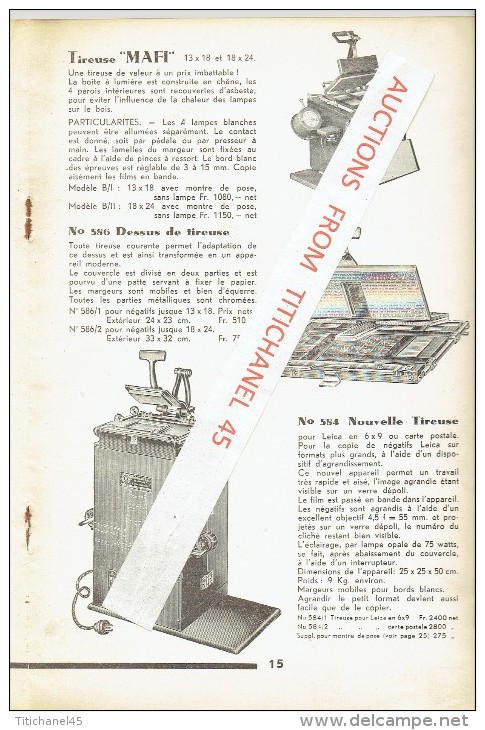 Catalogue 1937 BEECKMANS & VEYS ANTWERPEN - BRUXELLES - Matériel d'atelier et de laboratoire