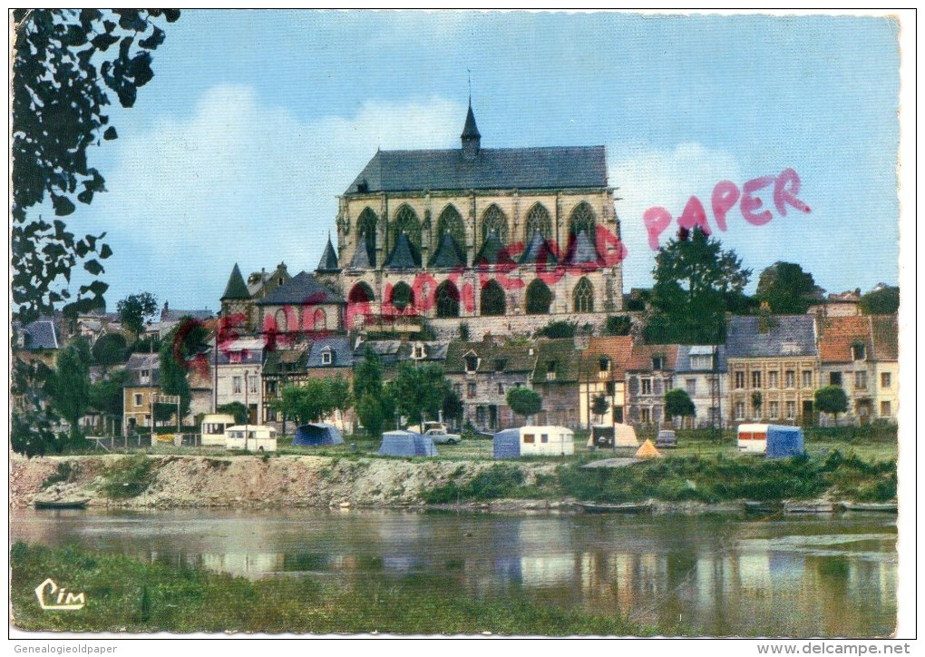 27 - PONT DE L' ARCHE - LE CAMPING  L' EGLISE NOTRE DAME DES ARTS - Pont-de-l'Arche