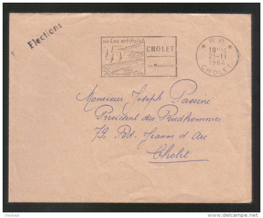 PORT PAYE PP - CHOLET - 1964 - Maine Et Loire - Mechanical Postmarks (Advertisement)