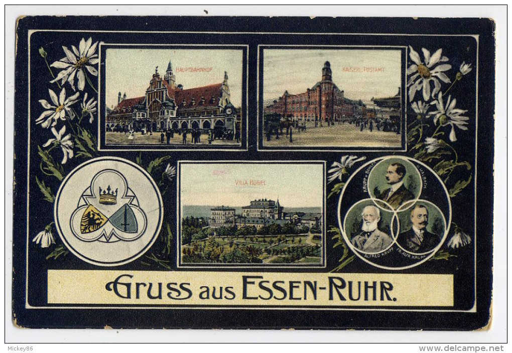 Allemagne--ESSEN---Gruss Aus Essen-Ruhr--belle Carte  14 X 9 - Essen