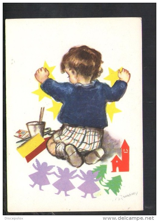 L2880 Zandrino: Bambini Enfant Childreen -  Illustrazione Firmata - Illustration, Abbildung - Zandrino