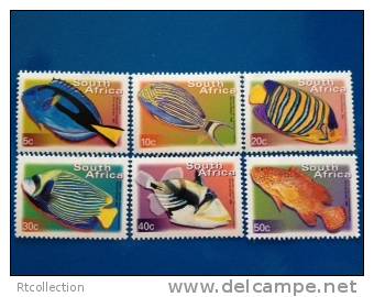 South Africa 2000 - 6 Marine Life Sealife Fish Animal Fauna RSA Definitive Stamps MNH SACC 1288-93 SG 1205-10 - Ungebraucht