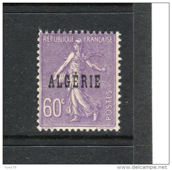 ALGERIE - Y&T N° 24* - Type Semeuse - Neufs