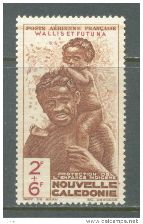 1942 NEW CALEDONIA NATIVE CHILDREN MICHEL: 287 MNH ** - Ungebraucht