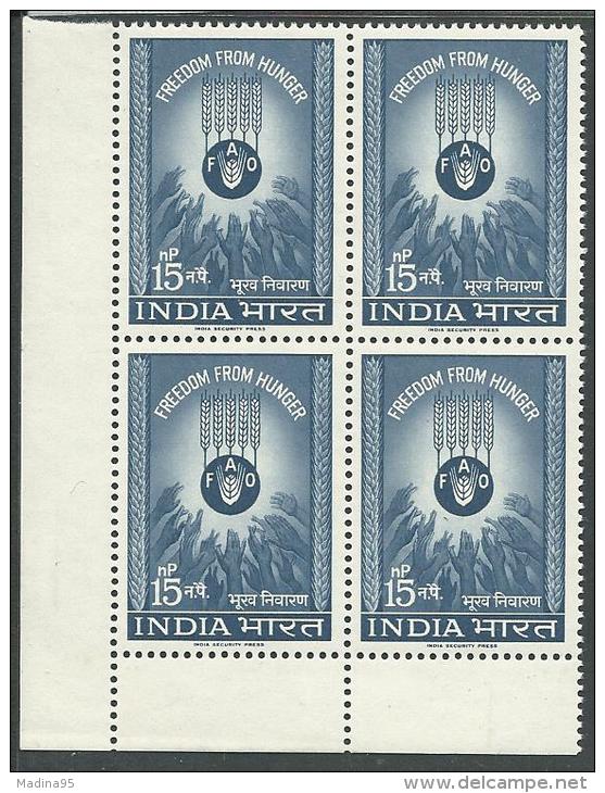 INDE : **, N°158 X 4, Bloc Cdf, TB - Unused Stamps