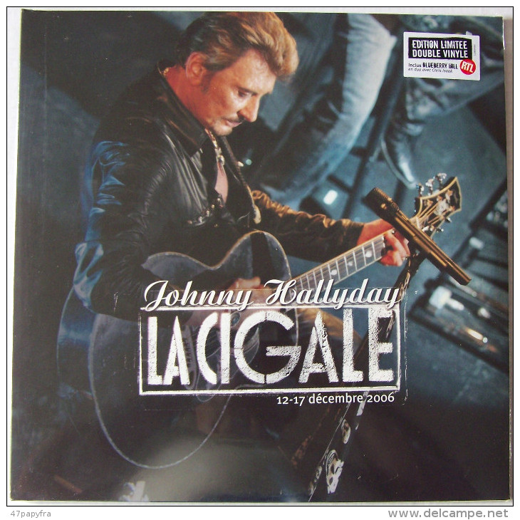 Johnny HALLYDAY  LP Double  La Cigale NEUF & SCELLE - Rock