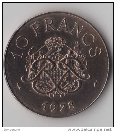 ** 10 FRANCS MONACO 1978 FDC ** - 1960-2001 Francos Nuevos