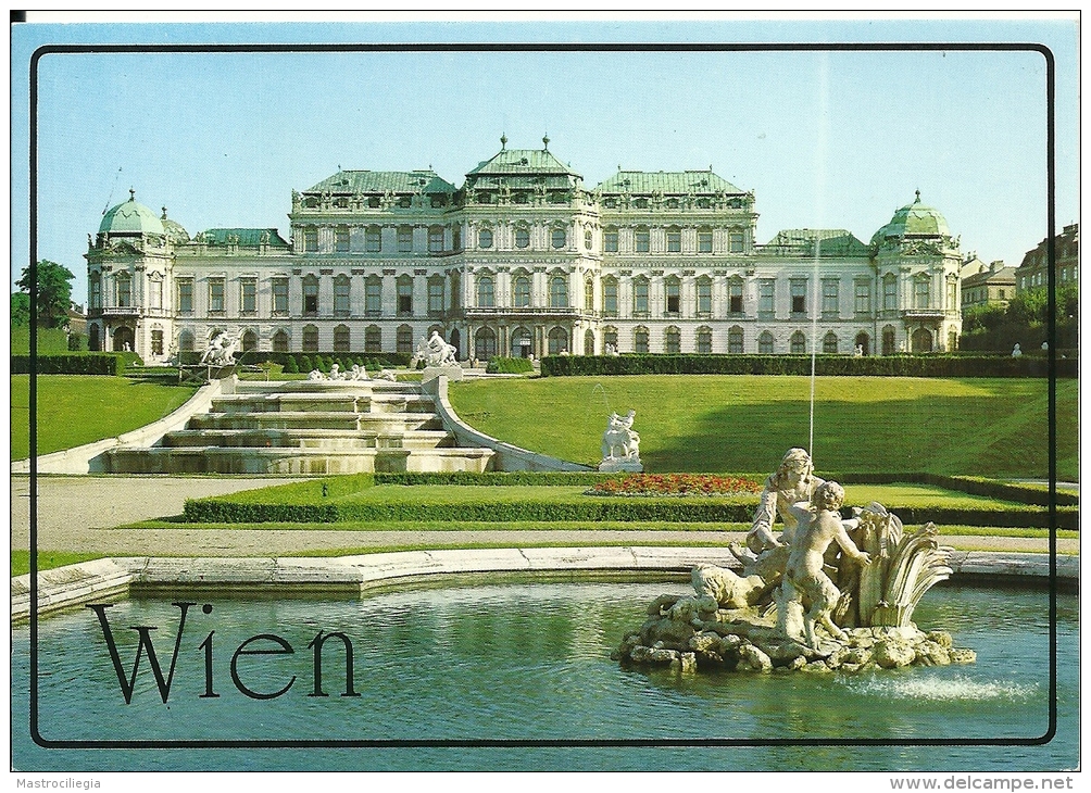 AUSTRIA  WIEN  Schloss Belvedere  Nice Stamp - Belvédère