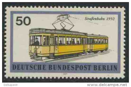 Germany Berlin 1971 Mi 383 YT 364 Sc 9N309 ** Electric Tram (1950) / Straßenbahn – Berlin Rail Transport - Tramways