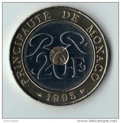** 20 FRANCS MONACO 1995 ** - 1960-2001 Neue Francs