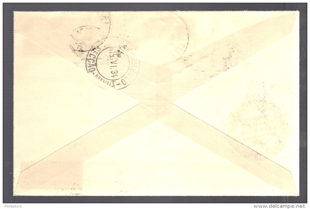 BRESIL 1934 Lettre Recife Pernambuco  Via Condor Zeppelin - Airmail (Private Companies)