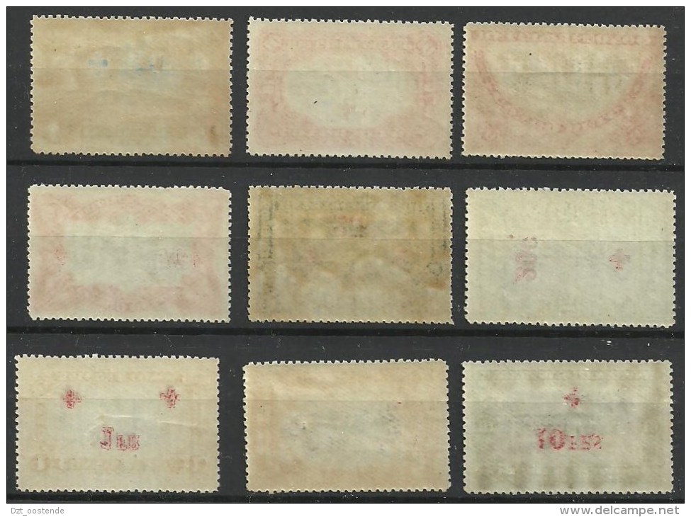 BELGISCH CONGO  72/80 Xx ( COB ) COTE : 530 EURO (A) - Unused Stamps