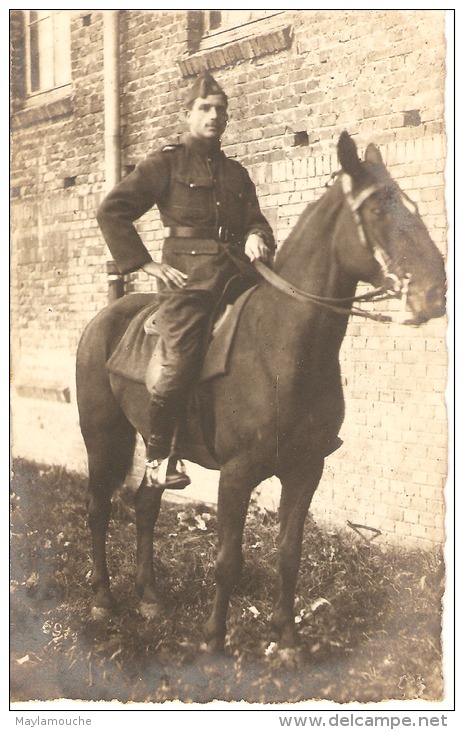 Militaire Soldat  (photo Carte - Uniformi