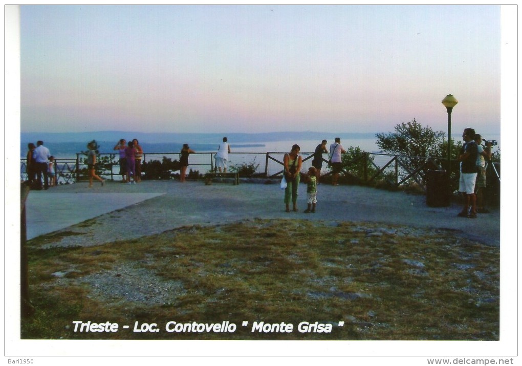 Trieste - Loc. Contovello " Monte Grisa "    - FOTO  Formato Cm 10,4 X  14,8 - Lieux