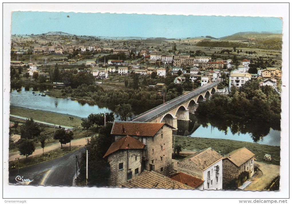 43 - Retournac - Vue Générale Et Le Pont Sur La Loire (9x14 Cm) - Retournac