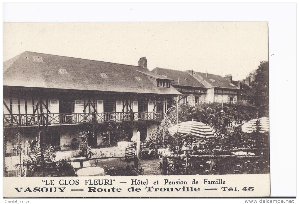 Vasouy. Hôtel Et Pension De Famille "Le Clos Fleuri" - Autres & Non Classés