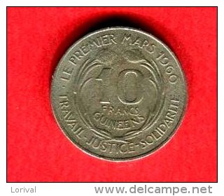 10 FRANCS1962 TB  12 - Guinea Francese