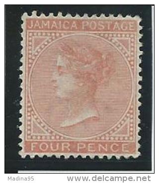 JAMAIQUE (colo GB) : (*) N° YT 11a, 1 Dent D'angle Av Pli, B - Jamaica (...-1961)