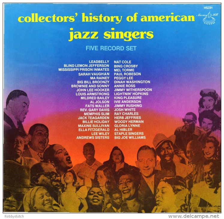 * 5LP Box *  COLLECTORS' HISTORY OF AMERICAN JAZZ SINGERS - VARIOUS ARTISTS (USA EX!!!) - Jazz