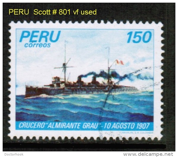 PERU    Scott  # 801 VF USED - Peru