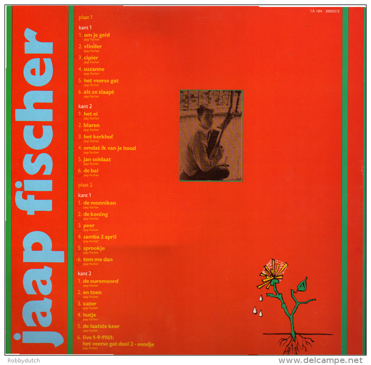 * 2LP *  DE LIEDJES VAN JAAP FISCHER (Holland 1971 EX-!!!) - Other - Dutch Music