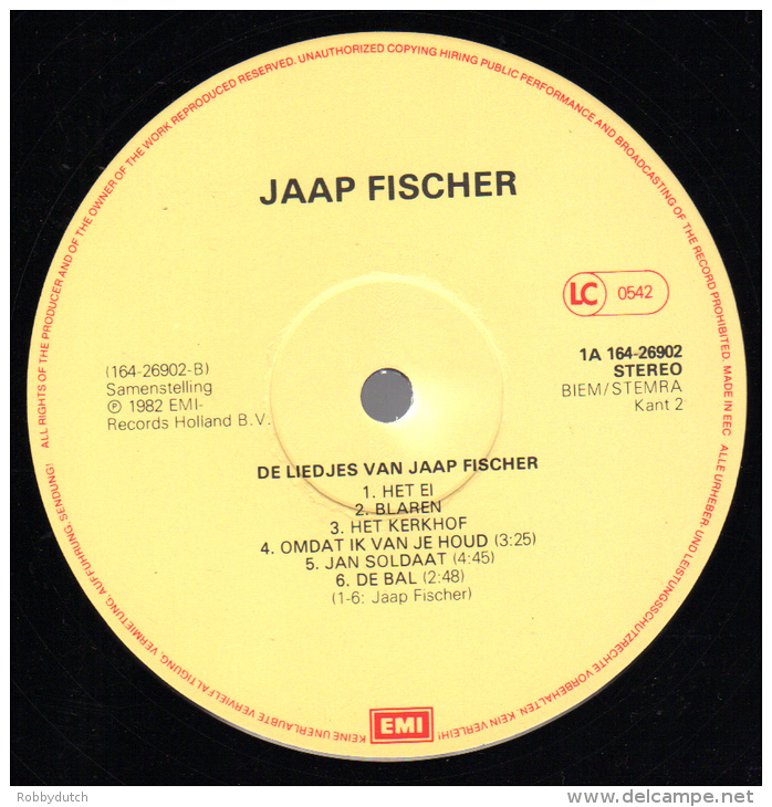 * 2LP *  DE LIEDJES VAN JAAP FISCHER (Holland 1971 EX-!!!) - Sonstige - Niederländische Musik