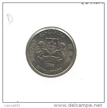 G5 Singapore 20 Cents 1988. UNC - Singapour