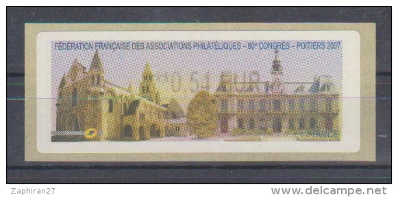 2007 Vignette LISA  POITIERS - 1999-2009 Illustrated Franking Labels
