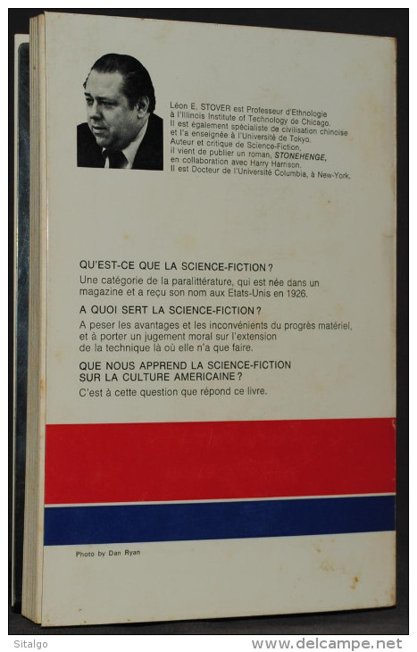 LA SCIENCE-FICTION AMÉRICAINE - LEON STOVER - AUBIER MONTAIGNE - Other & Unclassified