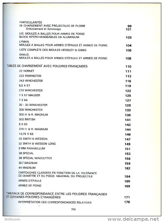 Manuel De Rechargement De Cartouches Pour Armes Rayées, Par René MALFATTI, Ed. Crépin-Leblond, 1973 - Autres & Non Classés