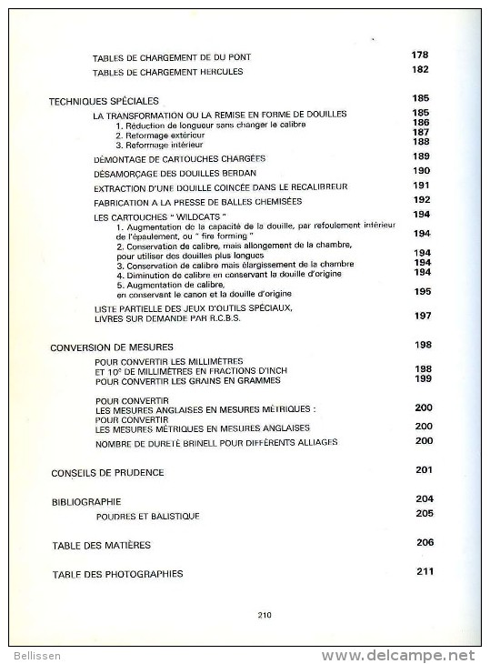 Manuel De Rechargement De Cartouches Pour Armes Rayées, Par René MALFATTI, Ed. Crépin-Leblond, 1973 - Autres & Non Classés