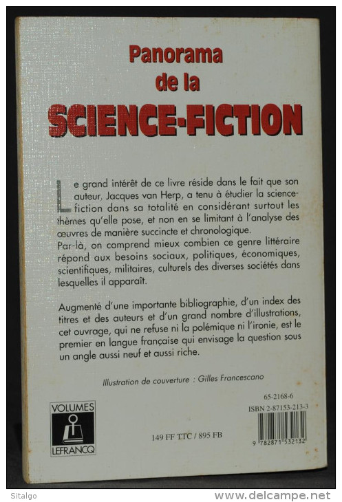 PANORAMA DE LA SCIENCE-FICTION - JACQUES VAN HERP - LEFRANCQ - Lefrancq