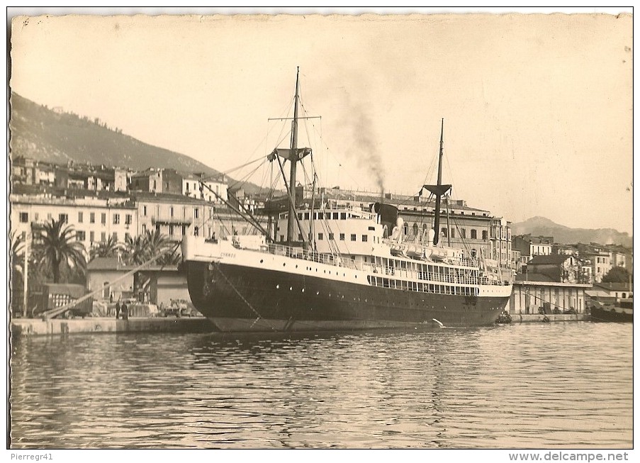 CPA-1954-FERRIE-LIAISION- CORSE-LE  CYRNOS 1-a QUAI-AJACCIO--TBE - Ferries