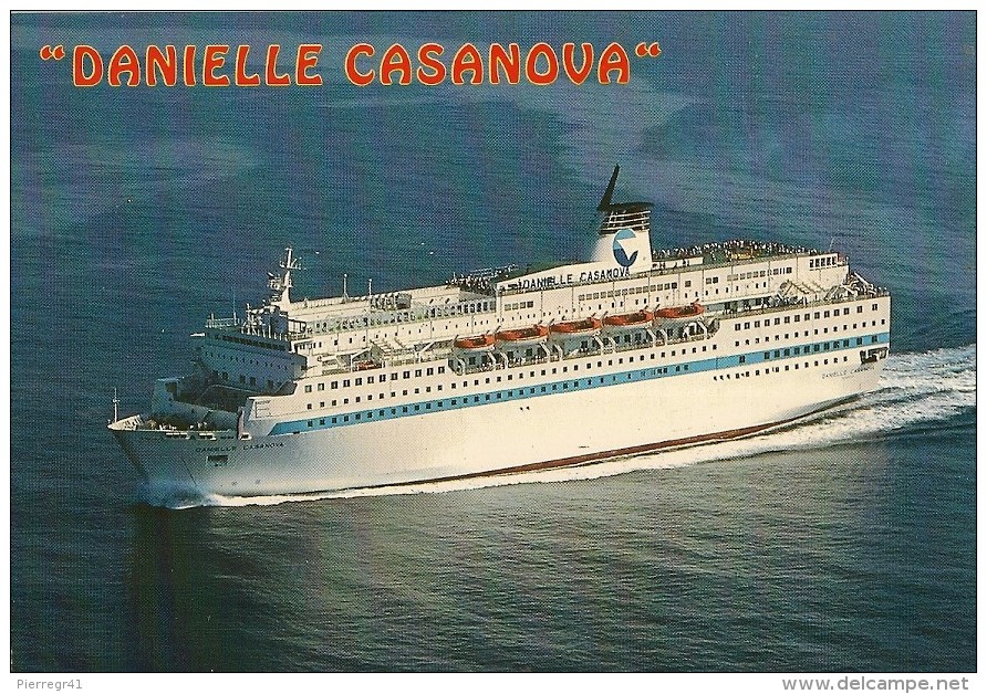 CPA-1980-FERRIES-PAQUEBOT -LIAISION - CORSE-Le DANIELLE CASANOVA-TBE - Ferries