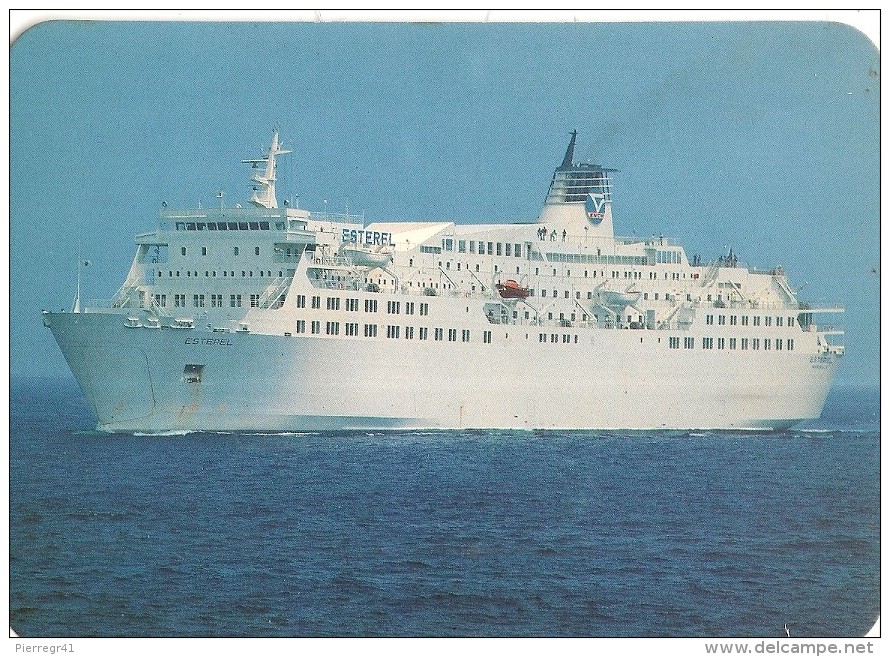 CPA-1980-FERRIES-PAQUEBOT -LIAISION - CORSE-L ESTEREL-Edtion Du MOULON-TBE - Ferries