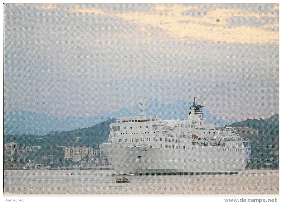 CPA-1970-FERRIES-PAQUEBOT -LIAISION - CORSE-Le CORSE-Dans Le PORT AJACCIO  -TBE - Ferries