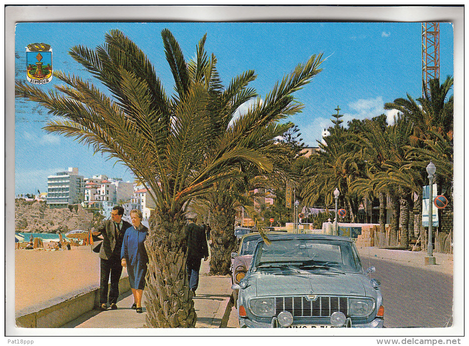 ESPANA - BENIDORM : Avenida Alcoy : Automobile (?) En Bon Premier Plan - CPSM 1974 GF RARE ? (0 Sur Le Site) - - Alicante