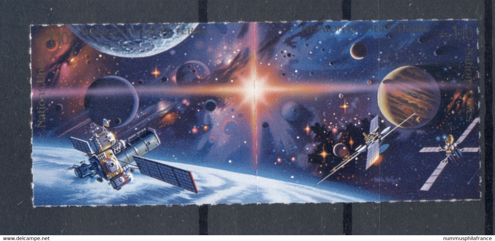 Nations Unies Géneve 1992 - Michel N. 219/20  - "Mission Planete Terre" - Neufs