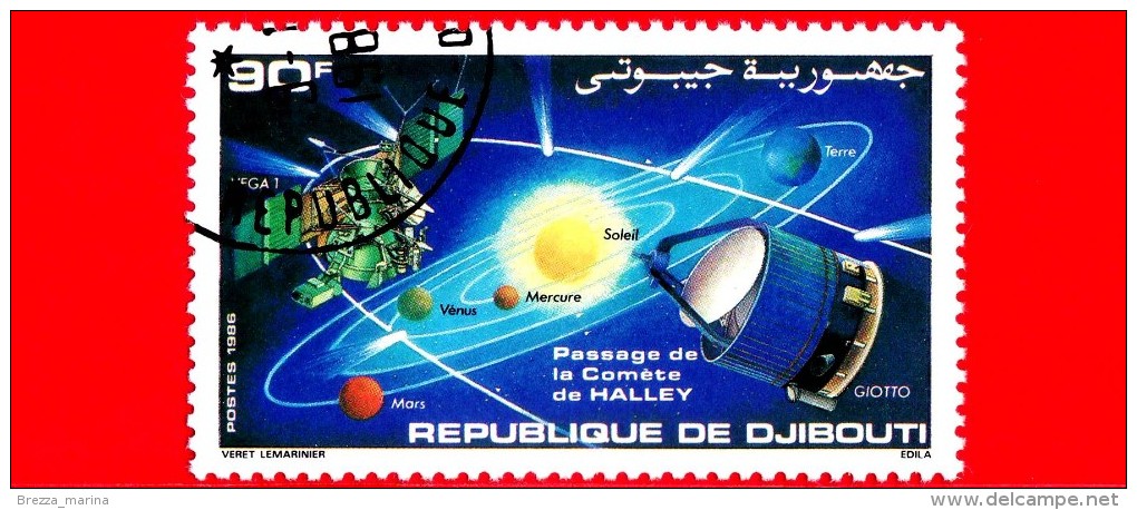 GIBUTI - Djibouti - Nuovo - 1986 - Passaggio Della Cometa Di Halley - 90 - Gibuti (1977-...)