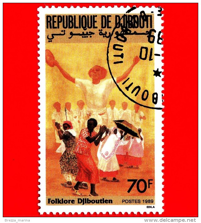 GIBUTI - Djibouti - Nuovo - 1989 - Folklore - Danze - Folk Dances - 70 - Gibuti (1977-...)