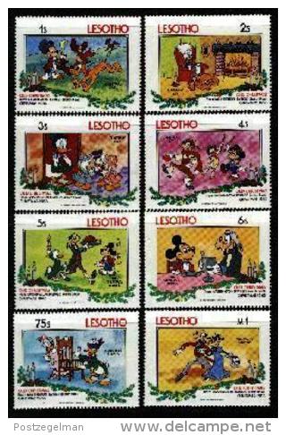 LESOTHO , 1983, Mint Never Hinged Stamp(s)  , Disney,   MI 433-440, #2672 - Lesotho (1966-...)