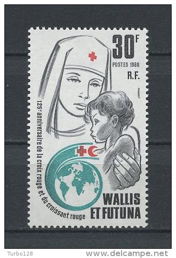 WALLIS FUTUNA 1988 N° 377 ** Neuf = MNH Superbe  Cote 1.75 € Croix Rouge Red Cross Croissant - Unused Stamps