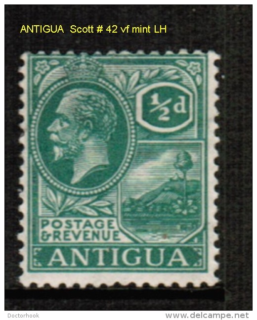 ANTIGUA    Scott  # 42* VF MINT LH - 1858-1960 Crown Colony