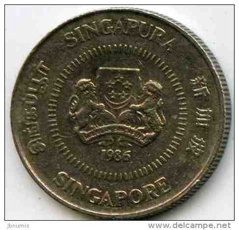 Singapour Singapore 10 Cents 1985 KM 51 - Singapur