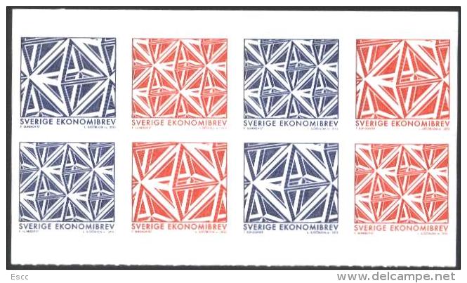 Mint Stamps Geometric Shapes 2012 From Sweden - Ungebraucht