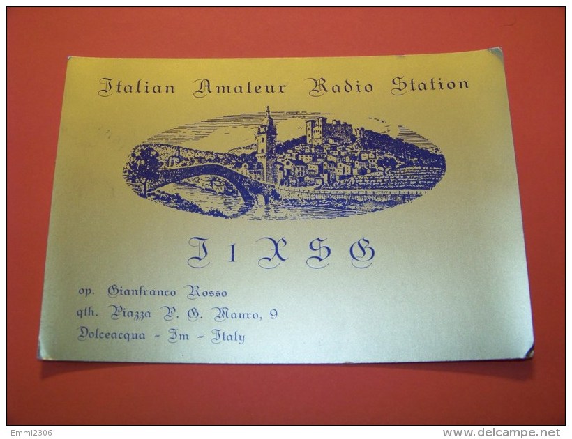 Italy  QSL   Karte    I1XSB   Radio   3.1.84  ( 14 ) - Radio