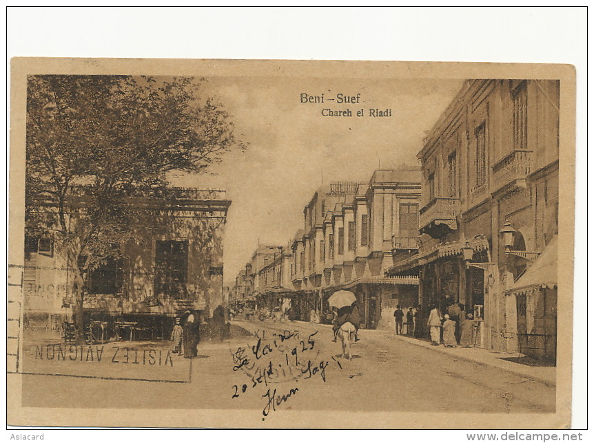 Beni Suef Chareh El Riadi The Cairo Postcard Trust Vers Basilique Metropolitaine Avignon - Bani Suwaif