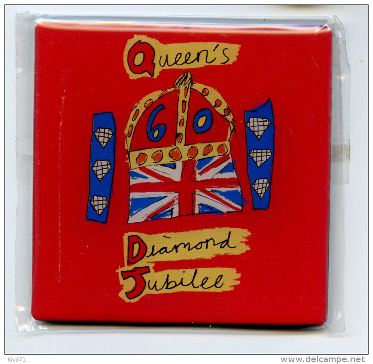 " GB Magnet " QUEEN ELIZABETH II  2012  NEUF - Characters