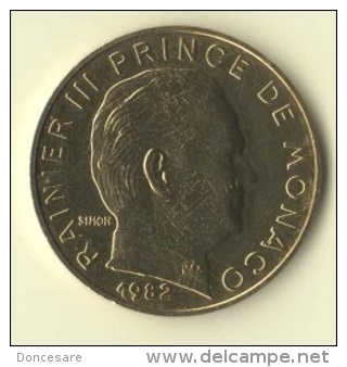 ** 20 CENT MONACO 1982  SUP ** - 1960-2001 Nouveaux Francs