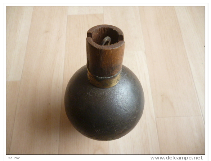 Grenade Boule Francaise WW1 Modèle 1914  C - Armes Neutralisées